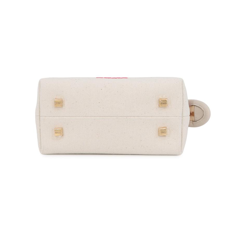 フェンディ ハンドバッグ バイザウェイ ミニ 8BS067 キャンバス FENDI 2wayショルダーバッグ 【安心保証】