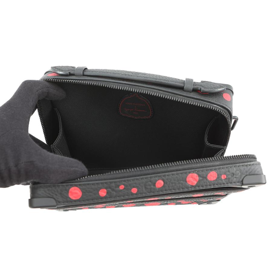ルイヴィトン ショルダーバッグ モノグラム・トリヨン/インフィニティドット LV × YK ソフトトランク・ウォレット M81905 黒 草間彌生 ルイヴィトン ショルダーバッグ モノグラム・トリヨン/インフィニティ