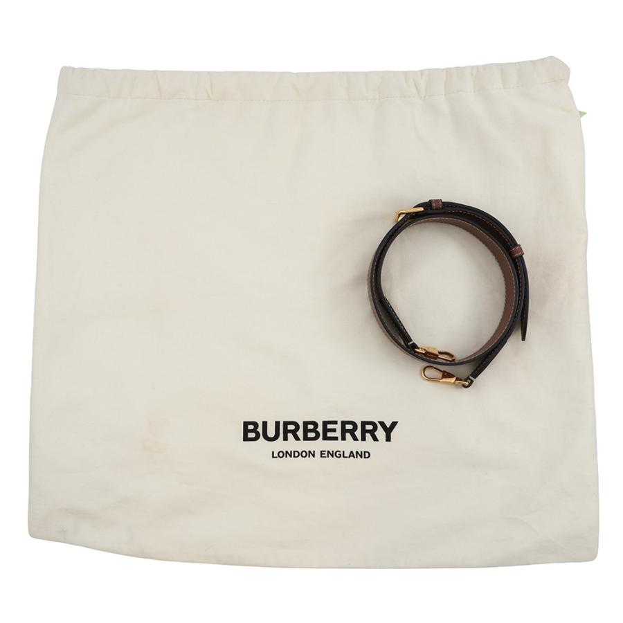 フ*ク様 BURBERRY バーバリー　ハンドバック　レザー バーバリー ハンドバッグ ミディアム ポケットバッグ キャンバス