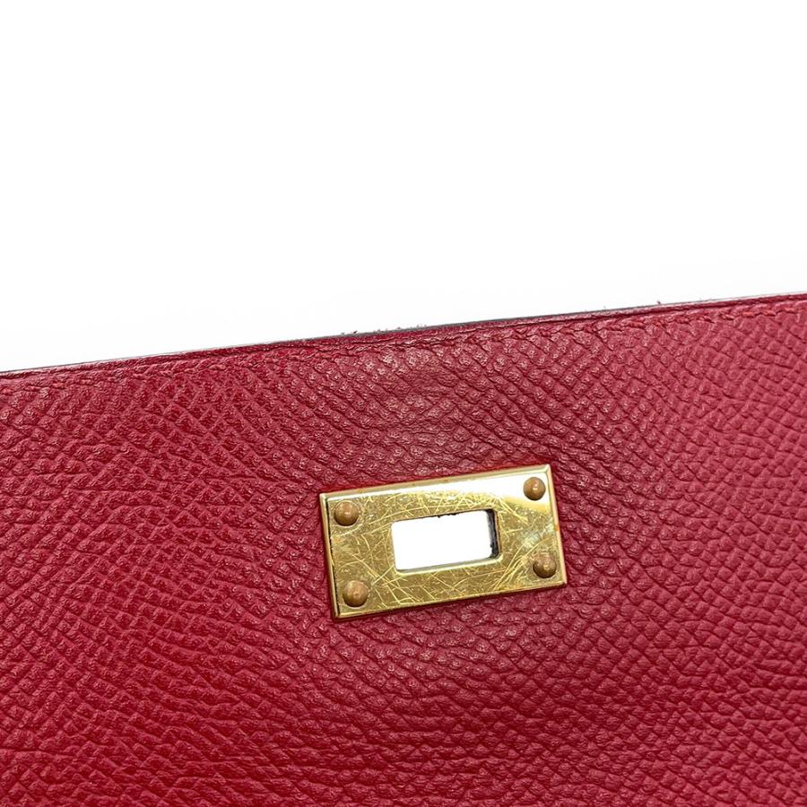 エルメス 長財布 ケリーウォレット ロング ルージュグレナ/ゴールド金具 エプソン X刻印 HERMES 【安心保証】の画像