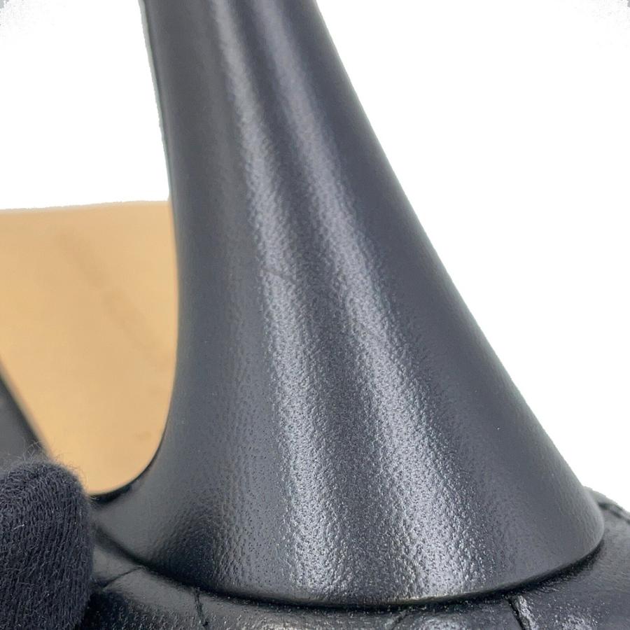 ボッテガヴェネタ パンプス イントレチャート パデッド スクエアトゥ