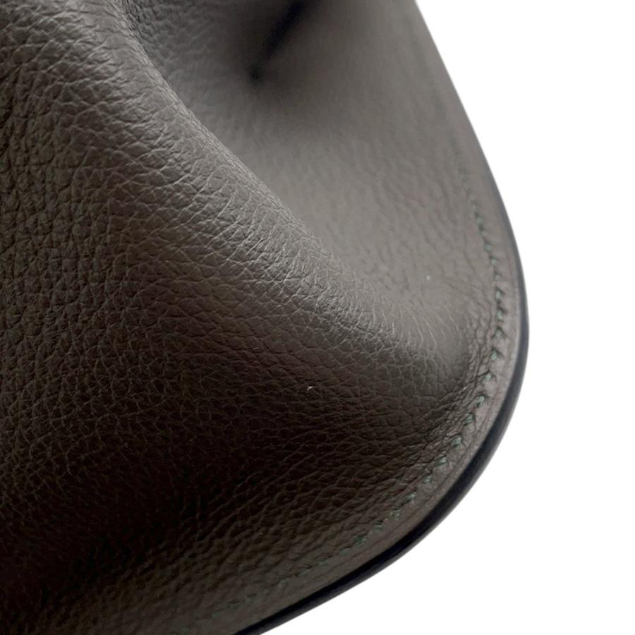エルメス ハンドバッグ アルザン25ヴェールマキ/ゴールド金具 エバーカラー Y刻印 ２wayショルダー 【安心保証】の画像