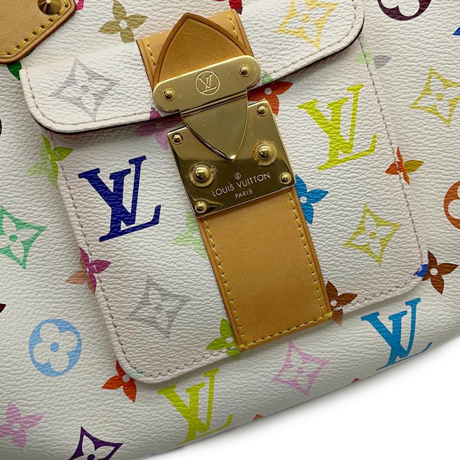 ルイヴィトン ハンドバッグ モノグラム・マルチカラー スピーディ30 M92643 LOUIS VUITTON ヴィトン バッグ 白 【安心保証】_5