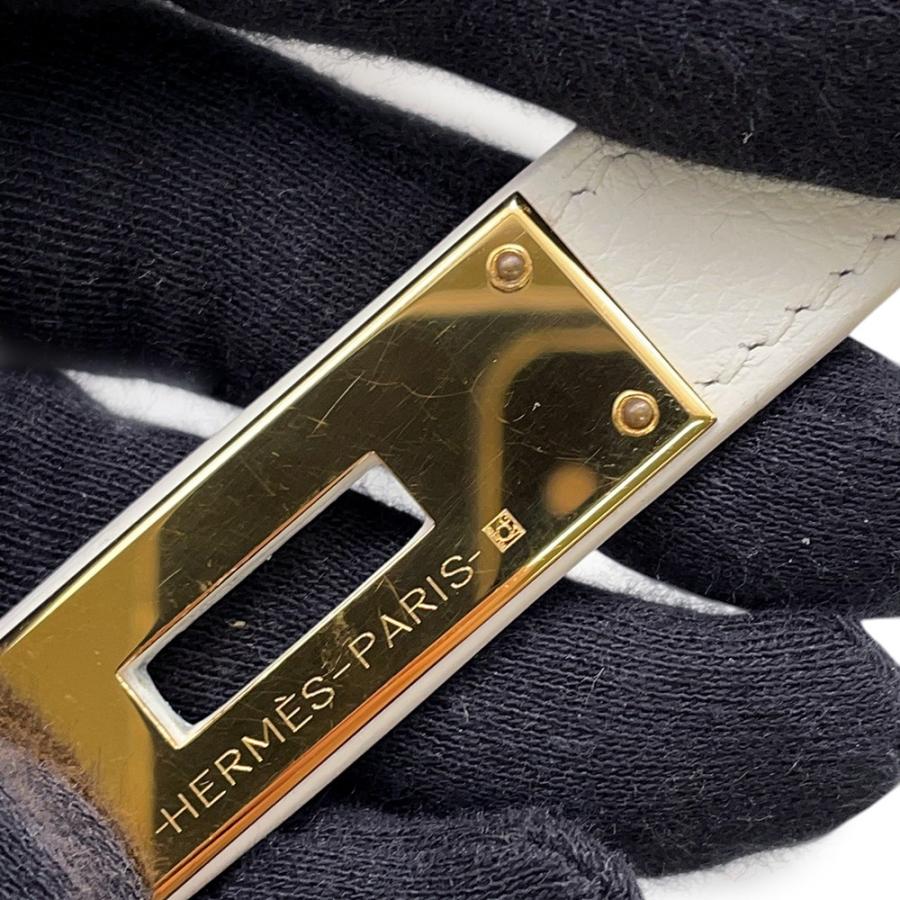 エルメス ジプシエール ミニ ニューホワイト/ゴールド金具 エバーカラー W刻印 白 【安心保証】の画像