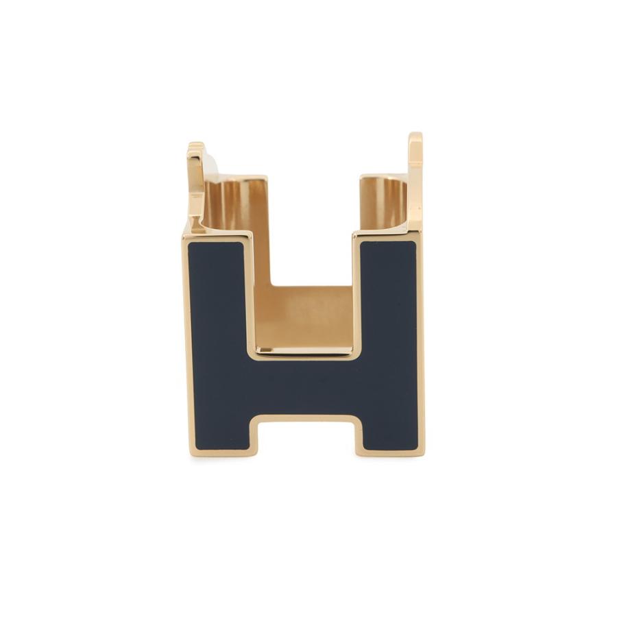 【美品】エルメス スカーフリング Hシュヴァル エルメス スカーフリング Hシュヴァル カレ用 メタル HERMES