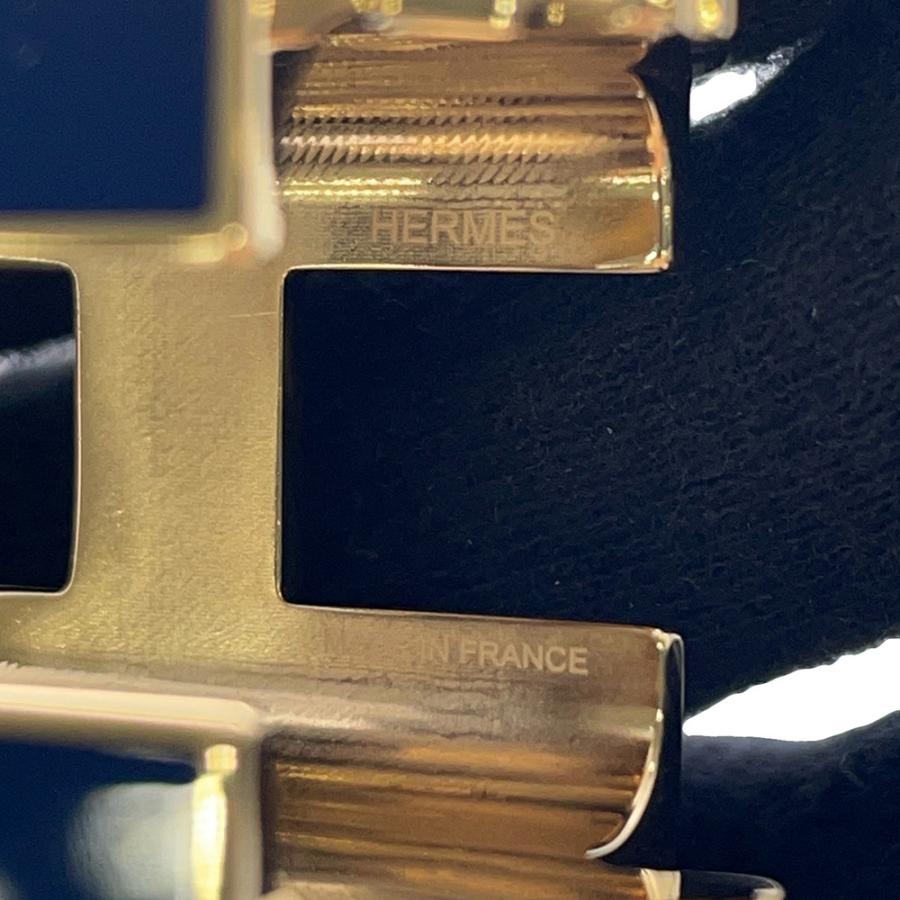 【美品】エルメス スカーフリング Hシュヴァル エルメス スカーフリング Hシュヴァル カレ用 メタル HERMES