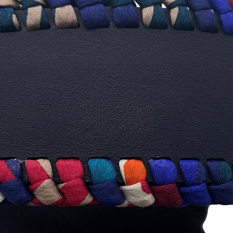 HERMES ヘアバンド マルチカラー エルメス カチューシャ セリエグレース ネイビー/マルチカラー