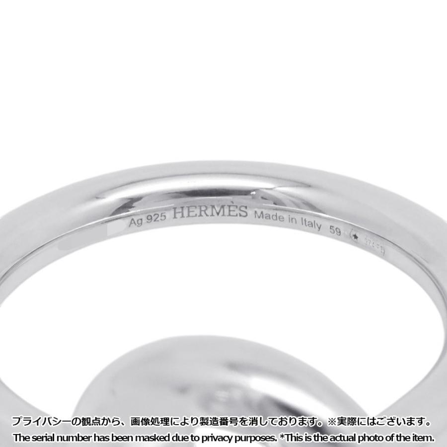 エルメス リング エシャペ MM Echapee SV925シルバー リングサイズ59