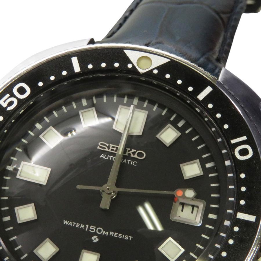 セイコー 150mダイバー 2nd後期型 6105-8110 SEIKO 腕時計 黒文字盤 