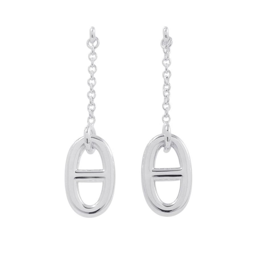 エルメス ピアス シェーヌダンクル ファランドール MM Earrings SV925