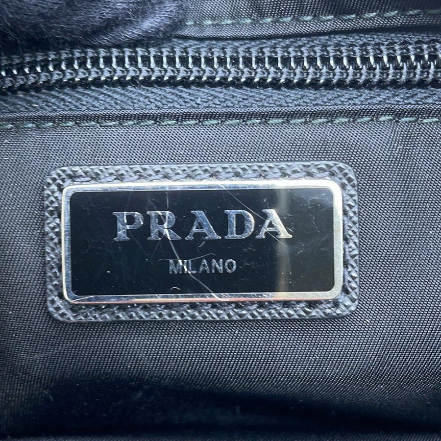 プラダ ボディバッグ Re-Nylon サフィアーノ ベルトバッグ 2VL977 PRADA バッグ ウエストバッグ 黒 【安心保証】_11