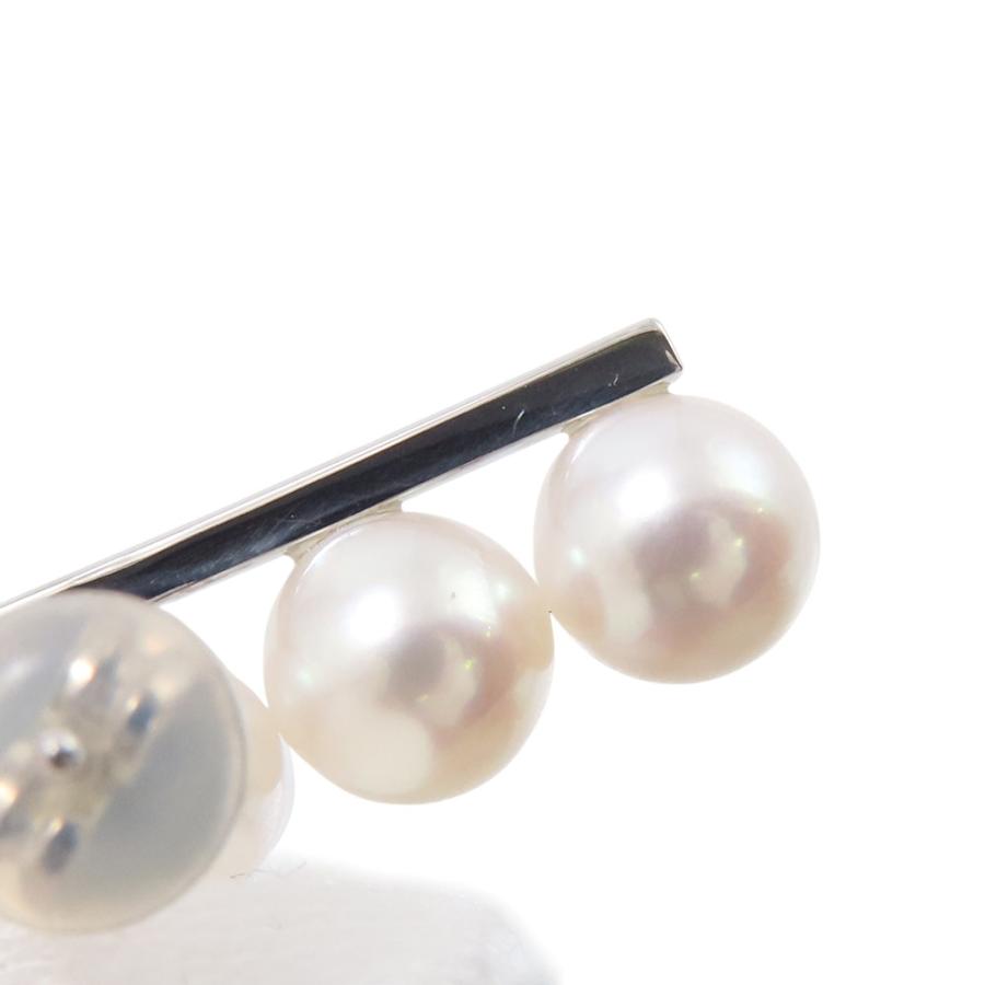 タサキ ピアス バランス プラス イヤリング あこや真珠 パール K18WG