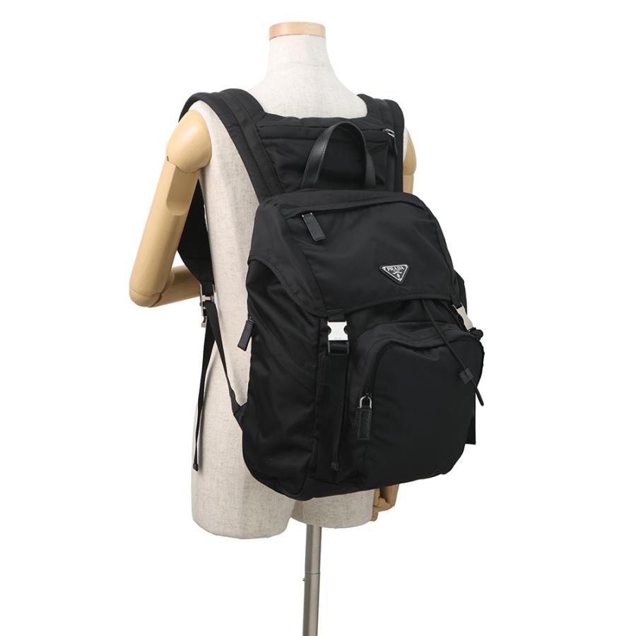 PRADA（プラダ） ナイロン バックパック ブラック プラダ リュック Re-Nylon バックパック ナイロン PRADA バッグ メンズ