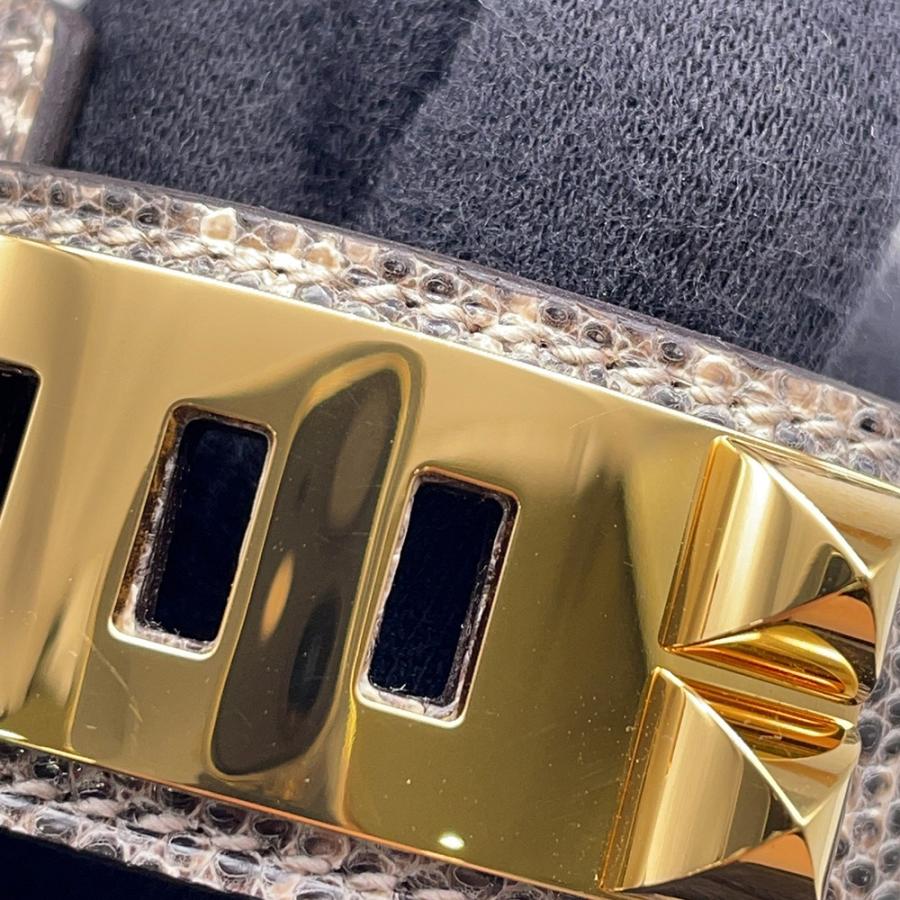 エルメス ブレスレット コリエ・ド・シアン 24 オンブレ/ゴールド金具