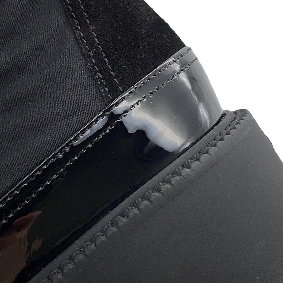 シャネル ショートブーツ ココマーク レースアップ ナイロン/パテント レディースサイズ36C G38086 CHANEL 靴 黒 【安心保証】_5