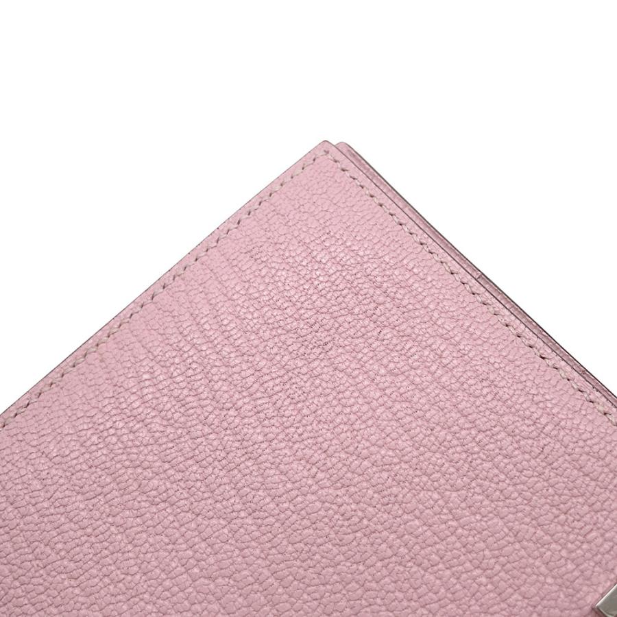エルメス 長財布 ベアンスフレ ローズサクラ/シルバー金具 シェブルミゾル T刻印 財布 【安心保証】の画像