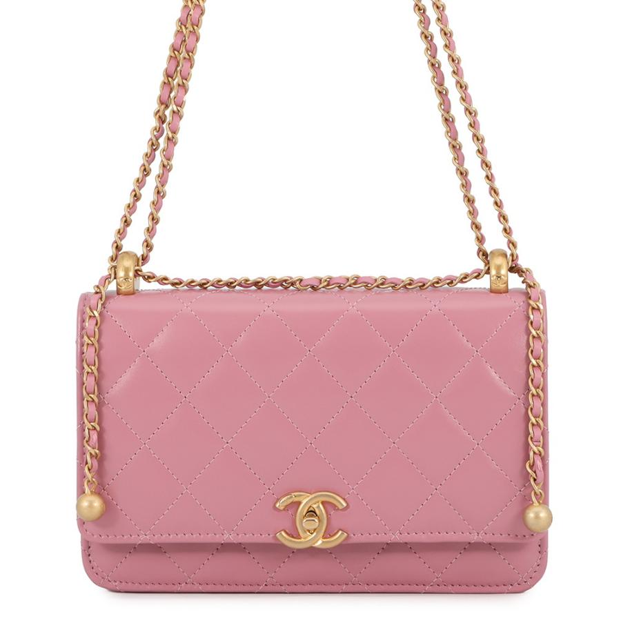 シャネル チェーンウォレット マトラッセ ココマーク ラムスキン AP2289 CHANEL ショルダーバッグ 財布 シャネル チェーンウォレット マトラッセ ココマーク ラムスキン