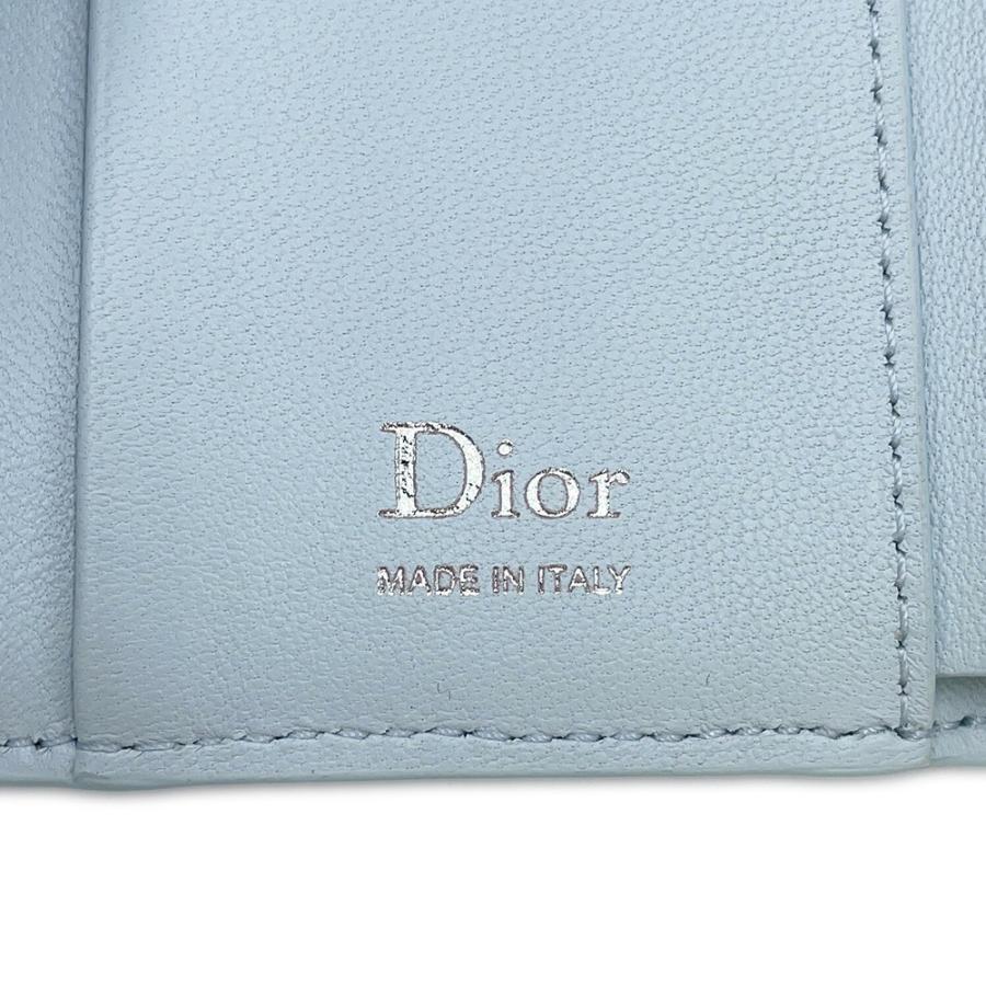 クリスチャン・ディオール 三つ折り財布 カナージュ My Dior Hibiscus