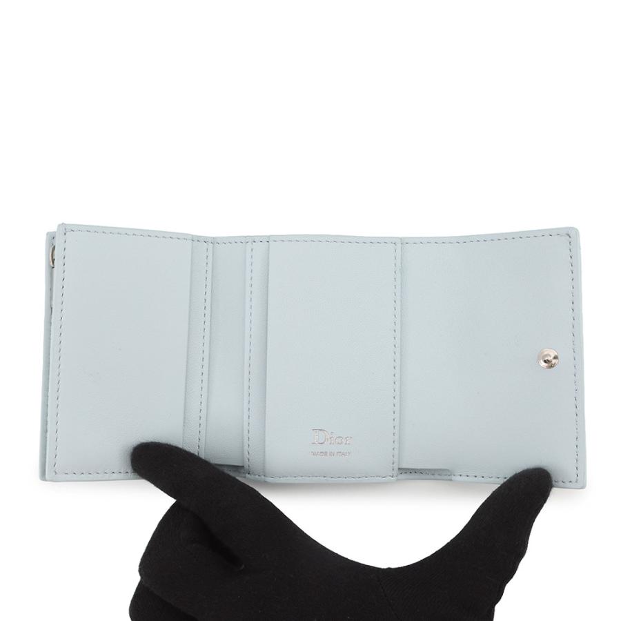 クリスチャン・ディオール 三つ折り財布 カナージュ My Dior Hibiscus