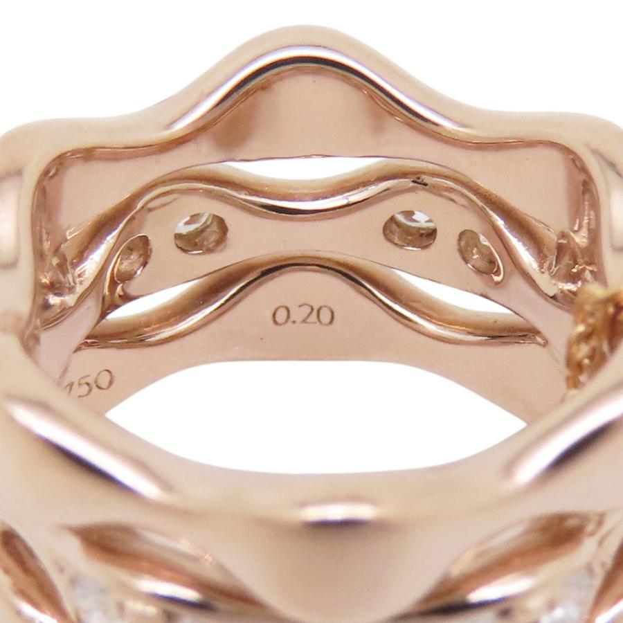 タサキ ネックレス ラベッロ ペンダント ダイヤモンド 計0.20ct K18PG