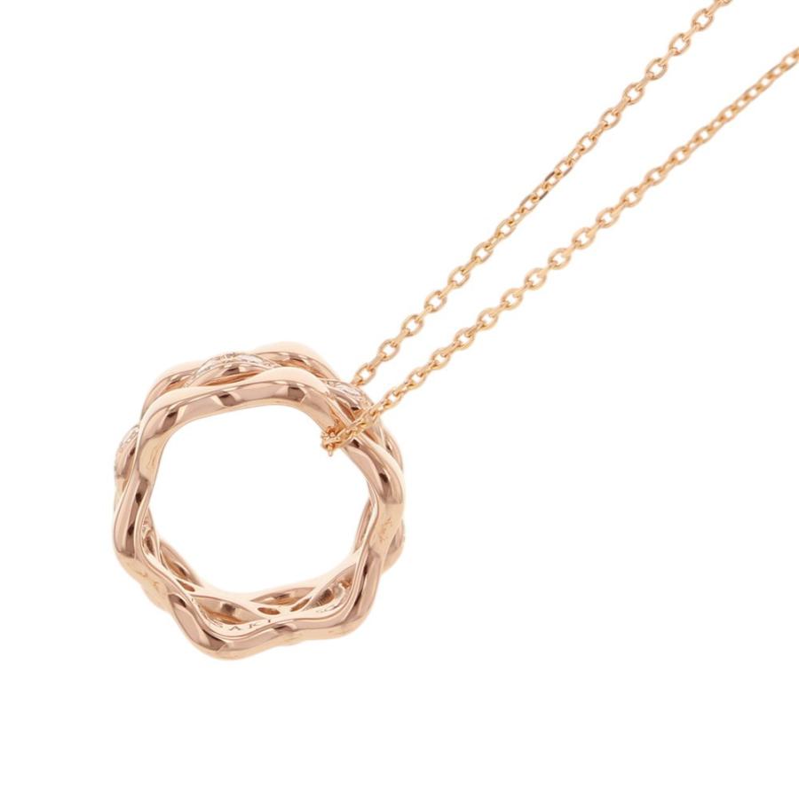 タサキ ネックレス ラベッロ ペンダント ダイヤモンド 計0.20ct K18PG