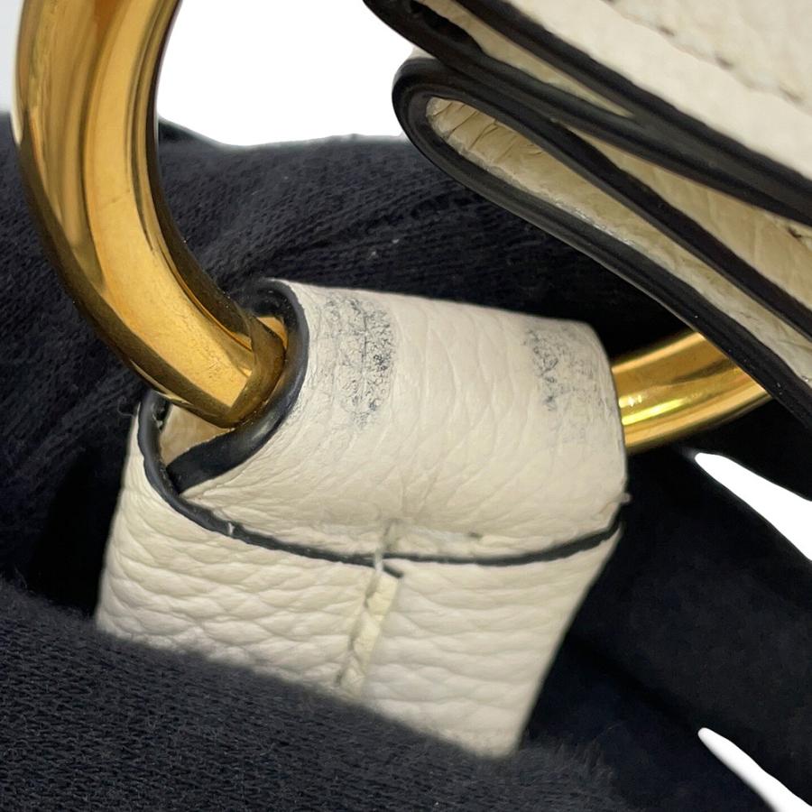 プラダ ワンショルダーバッグ ロゴ レザー 1BC051 PRADA 白 【安心保証
