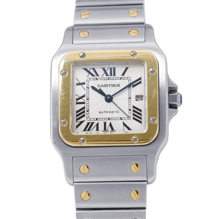 カルティエ サントスガルベ LM W20058C4 Cartier 腕時計 シルバー文字