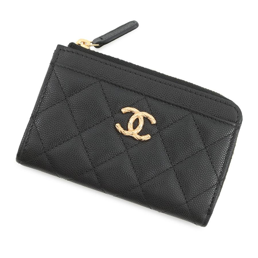 正規品 CHANEL シャネル ブラック ケース 小銭入れ マトラッセ シャネル コインケース ココマーク マトラッセ フラグメントケース