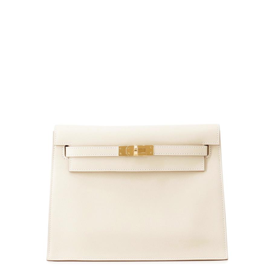 エルメス ショルダーバッグ ケリーダンス2 クレ/ゴールド金具 スイフト 