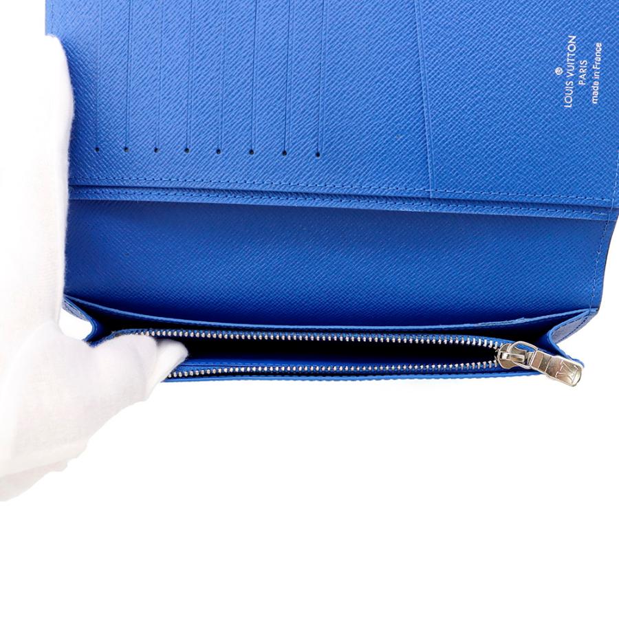 ルイヴィトン 長財布 タイガ/Vシェイプ ポルトフォイユ・ブラザ M30791