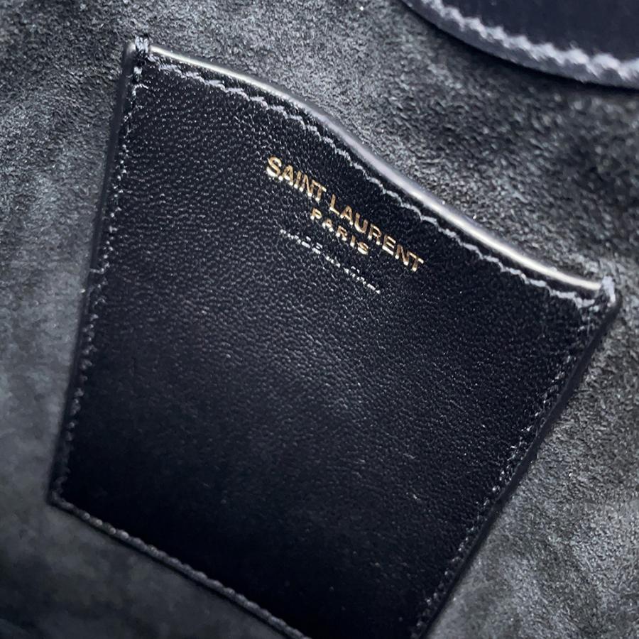 サンローランパリ ショルダーバッグ LE 5 A 7 ミニ バーティカル レザー 735214 SAINT LAURENT PARIS 黒 【安心保証】の画像