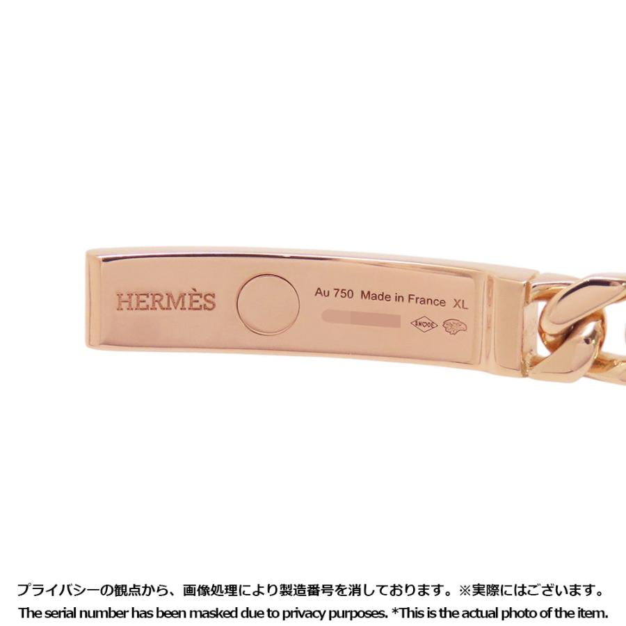 エルメス ブレスレット ケリー グルメット ダイヤモンド 6P 計0.08ct
