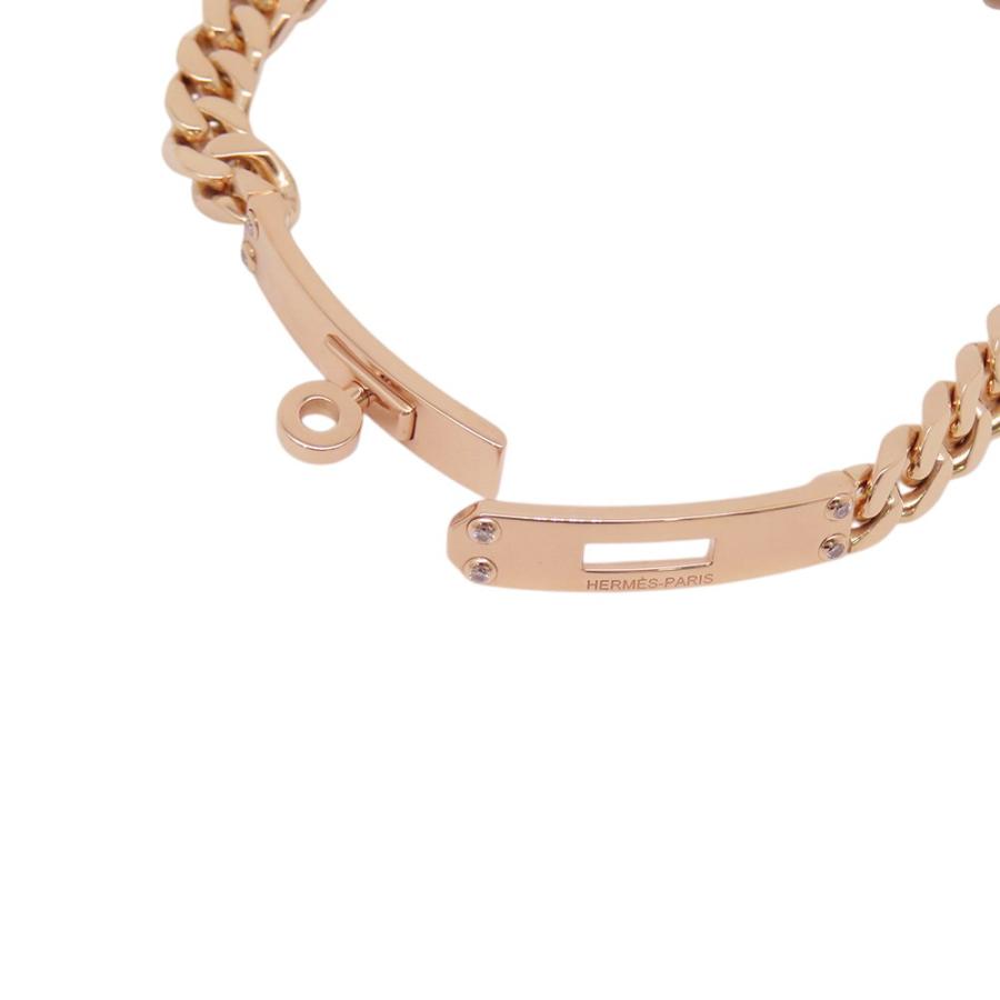 エルメス ブレスレット ケリー グルメット ダイヤモンド 6P 計0.08ct