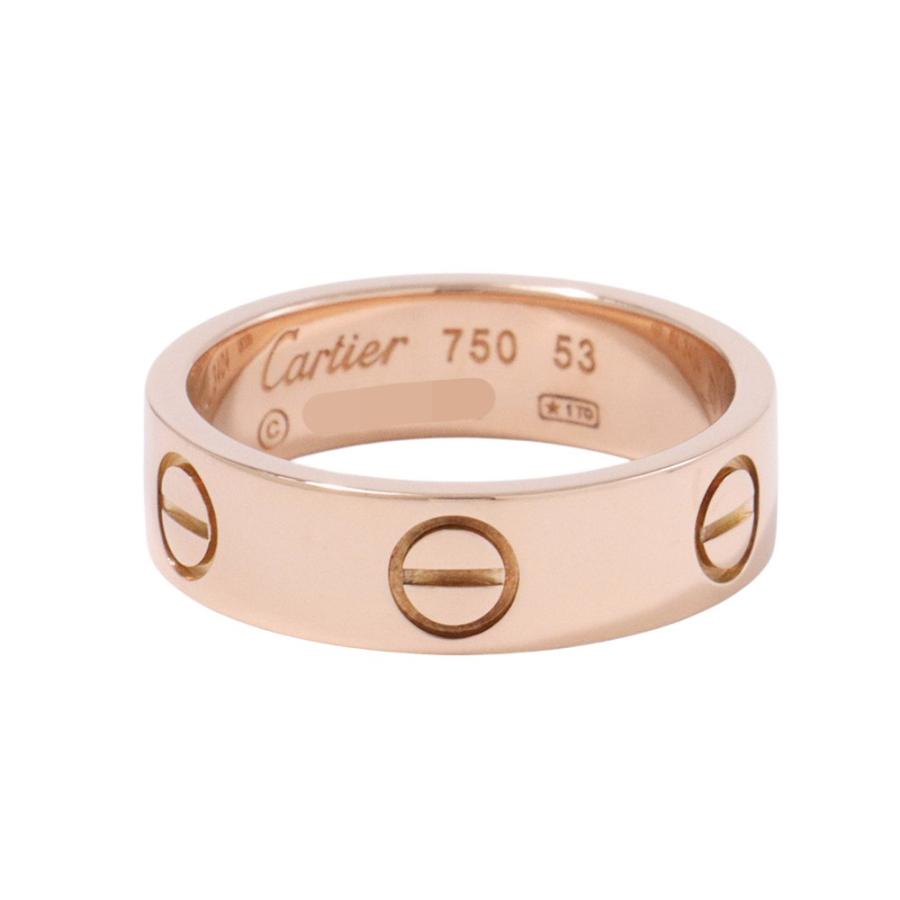 K Cartier カルティエ リング 750 53 CV 3274 ラブリング カルティエ リング ラブリング クラシックモデル K18PGピンクゴールド