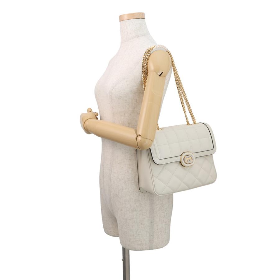 グッチ ショルダーバッグ デコ チェーンショルダーバッグ レザー 850524 GUCCI 2way バッグ 白 アウトレット品_3