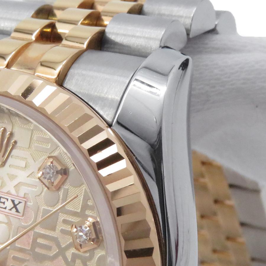 ロレックス デイトジャスト SS/K18PG V番 116231G ROLEX 腕時計 ピンク