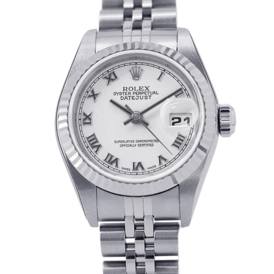 ロレックス デイトジャスト F番 79174 ROLEX 腕時計 レディース ウォッチ 白文字盤 ロレックス デイトジャスト F番 79174 ROLEX 腕時計 レディース