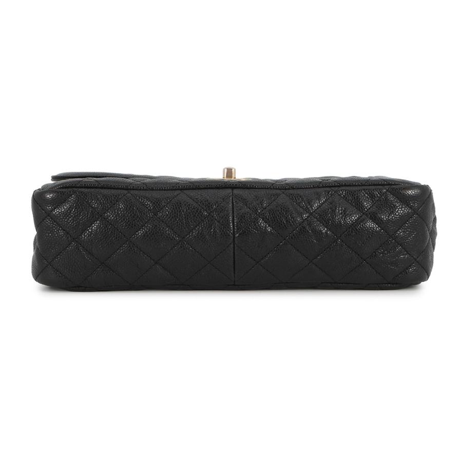 シャネル チェーンショルダーバッグ マトラッセ ココマーク ダブルチェーン ソフトキャビアスキン CHANEL 黒 【安心保証】_2