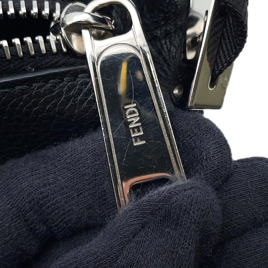 フェンディ ショルダーバッグ メロン スモール レザー 7VA635 FENDI 黒