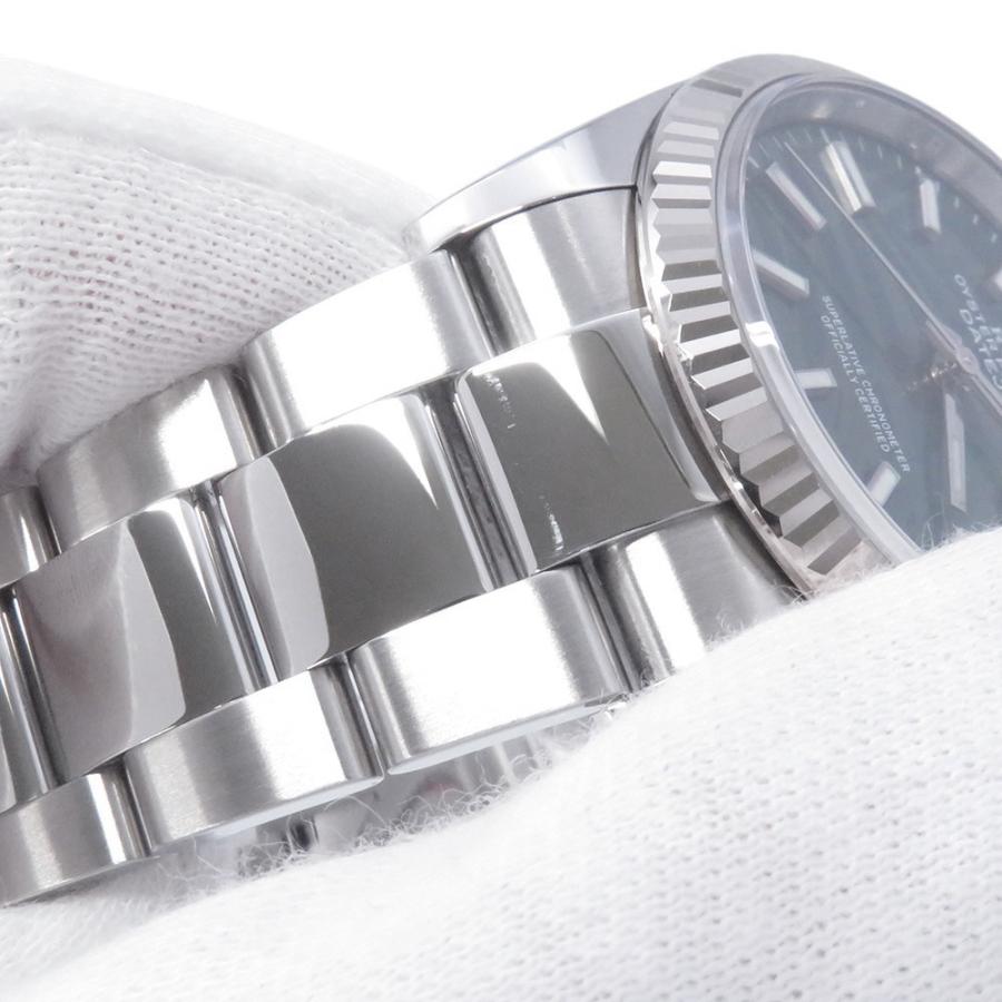 ロレックス デイトジャスト36 SS/K18WG 126200 ROLEX 腕時計 オリーブ