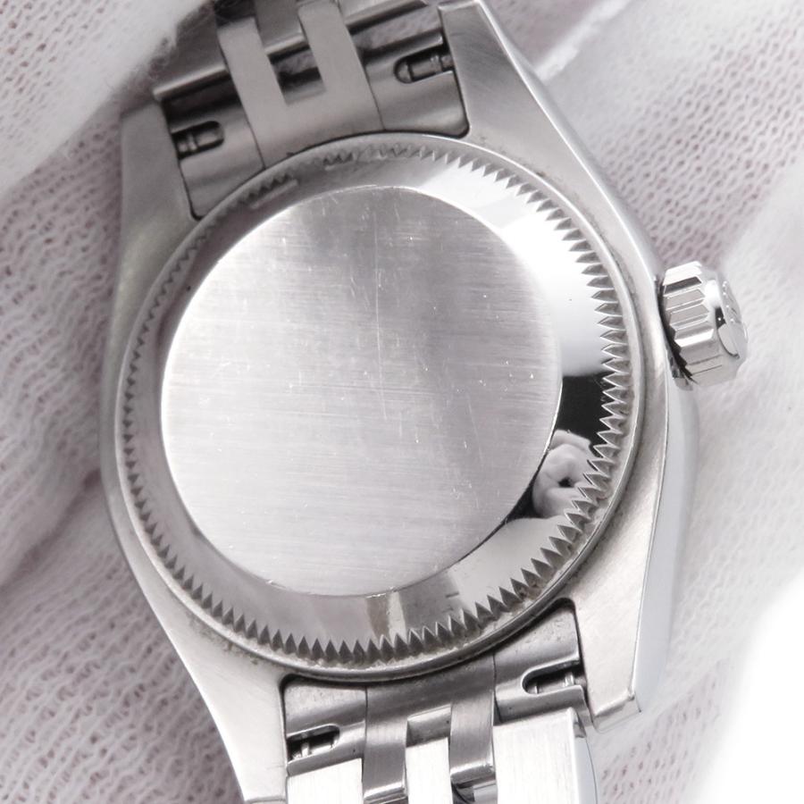 ロレックス デイトジャスト ランダムシリアル ルーレット 179174 ROLEX 腕時計 ウォッチ 黒文字盤 ロレックス デイトジャスト ランダムシリアル ルーレット 179174 ROLEX