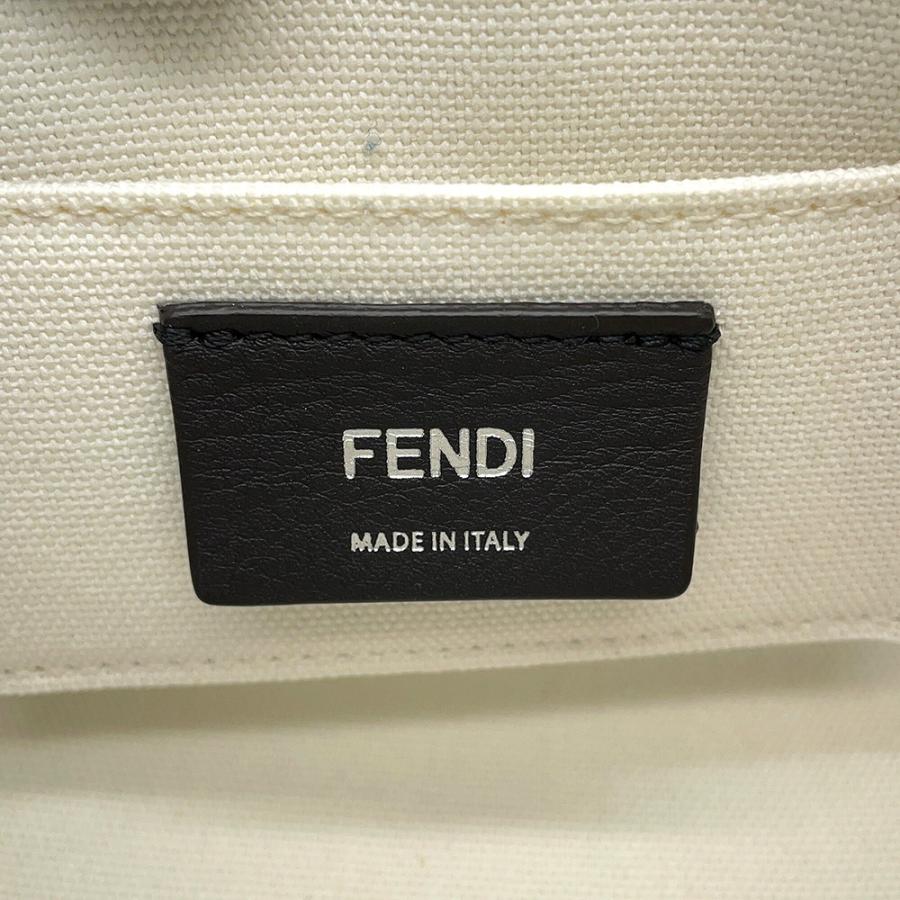フェンディ ハンドバッグ バイザウェイ ミニ 8BS067 キャンバス FENDI 2wayショルダーバッグ 【安心保証】