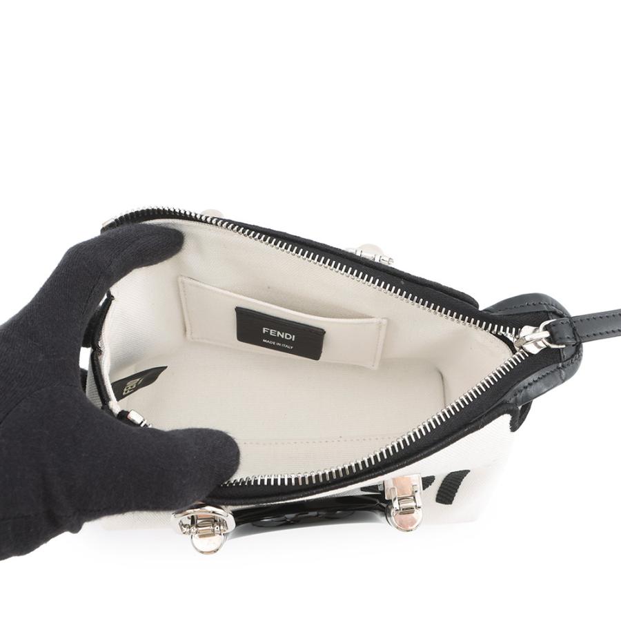 フェンディ ハンドバッグ バイザウェイ ミニ 8BS067 キャンバス FENDI 2wayショルダーバッグ 【安心保証】