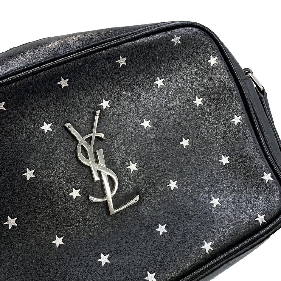 サンローランパリ ショルダーバッグ スター ルー カメラバッグ レザー 574494 SAINT LAURENT PARIS 黒 【安心保証】_5