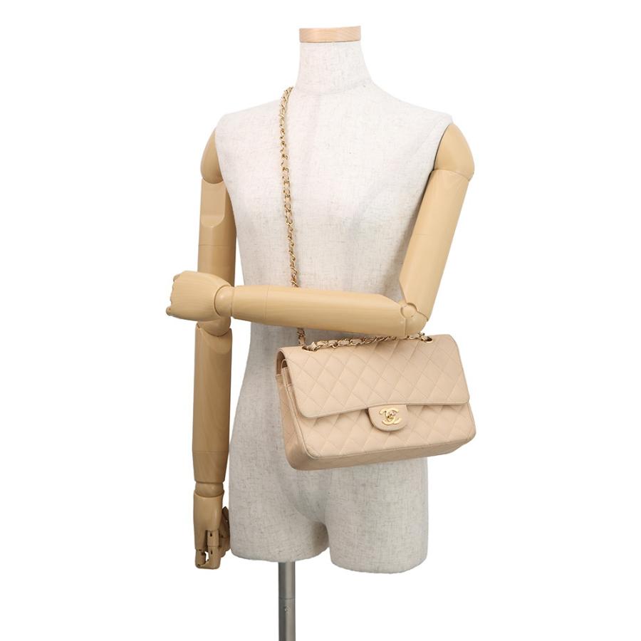 シャネル チェーンショルダーバッグ マトラッセ25 ココマーク ダブルチェーン キャビアスキン A01112 CHANEL 【安心保証】の画像