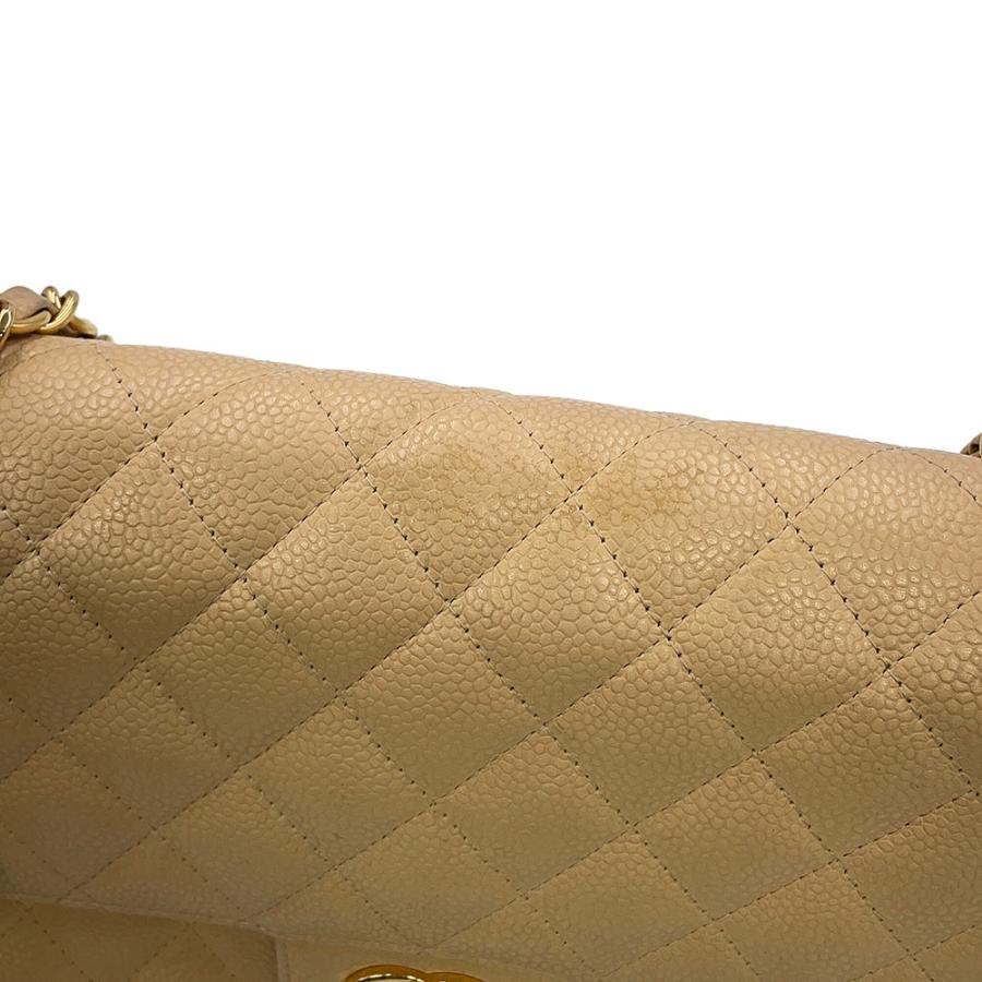 シャネル チェーンショルダーバッグ マトラッセ25 ココマーク ダブルチェーン キャビアスキン A01112 CHANEL 【安心保証】の画像