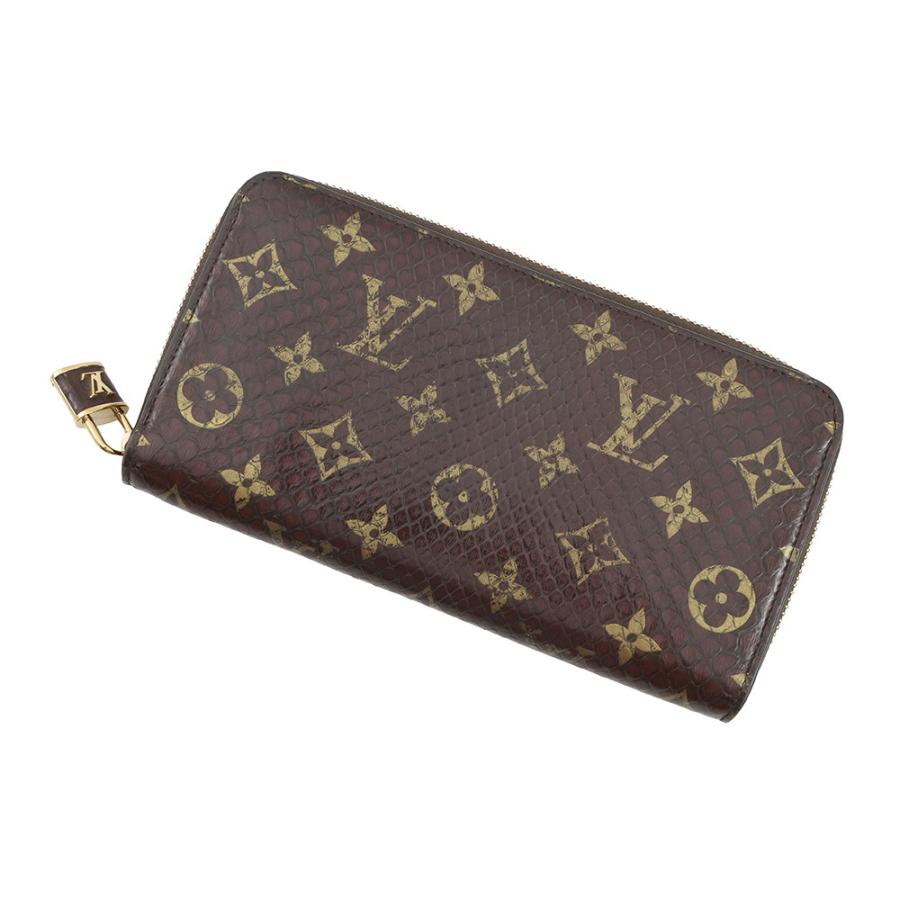 ルイヴィトン 長財布 モノグラム/パイソン ジッピー・ウォレット N80148 LOUIS VUITTON ラウンドファスナー ルイヴィトン 長財布 モノグラム/パイソン ジッピー・ウォレット