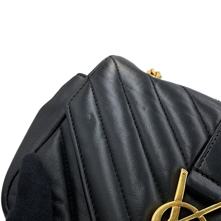 サンローランパリ チェーンショルダーバッグ ベイビーチャイ レザー 399289 SAINT LAURENT PARIS 黒 【安心保証】_6