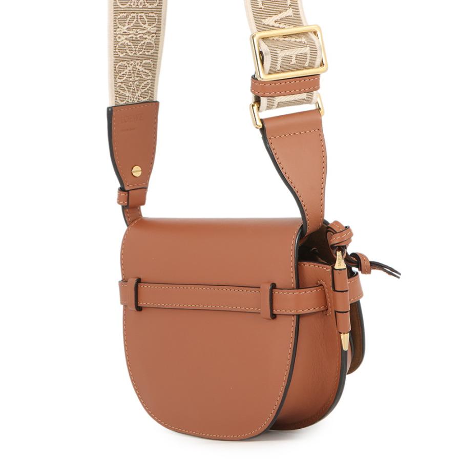 ロエべ ショルダーバッグ ゲート デュアル ミニ ブラウン A650N46X13 LOEWE 【安心保証】の画像