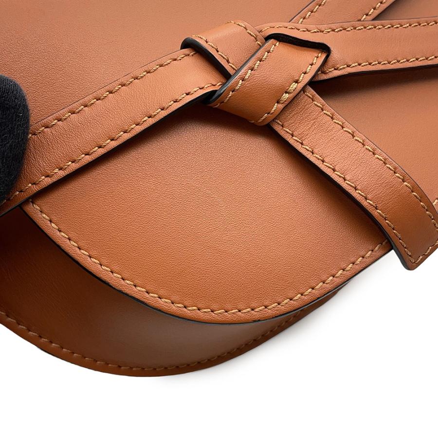 ロエべ ショルダーバッグ ゲート デュアル ミニ ブラウン A650N46X13 LOEWE 【安心保証】の画像